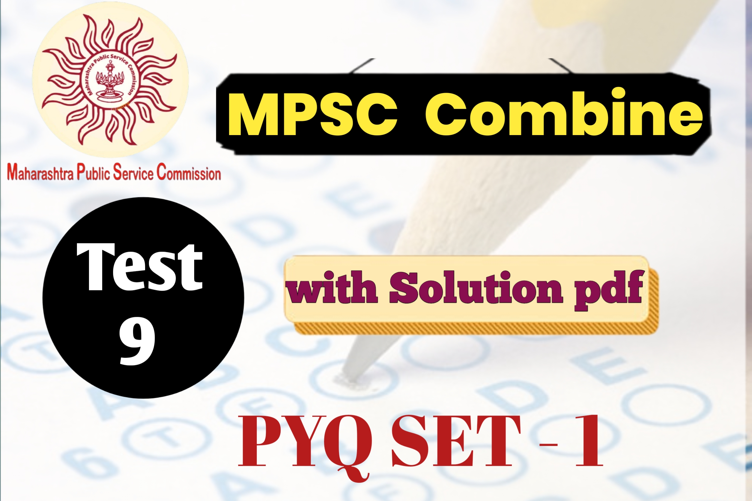 MPSC PYQ SET 1